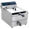 Elektro-Fritteuse ECO 13 Liter mit Ablasshahn,5000 W, 400 V
