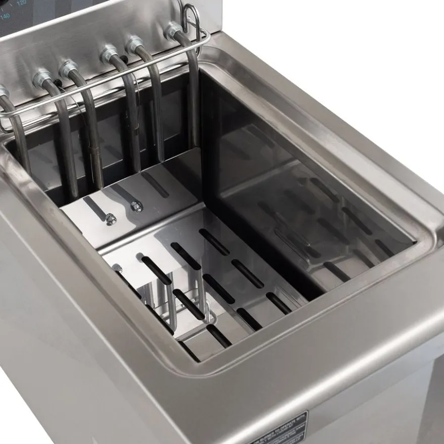 Elektro-Fritteuse Profi 12 Liter mit Ablasshahn, 400 V