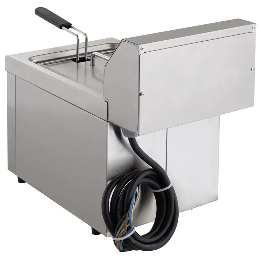 Elektro-Fritteuse Profi 12 Liter mit Ablasshahn, 400 V