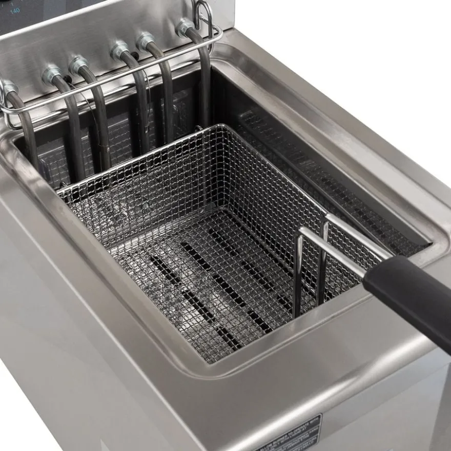 Elektro-Fritteuse Profi 12 Liter mit Ablasshahn, 400 V