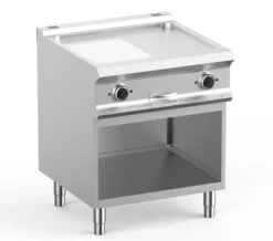 Elektrogrillplatte Dexion Lux 700 - 70/73 - ½ glatt, ½ gerillt - 10 kW