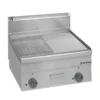 Elektro-Grillplatte Serie 600 - 60/60 - 1/2 glatt, 1/2 gerillt Tischgerät - 7,5 kW