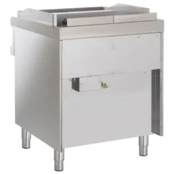 Elektrogrillplatte Serie 700 - 70/70 -½ glatt, ½ gerillt