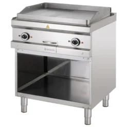 Elektrogrillplatte Serie 700 - 70/70 -½ glatt, ½ gerillt