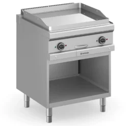 Elektrogrillplatte Serie 700 - 70/70 - glatt, verchromt