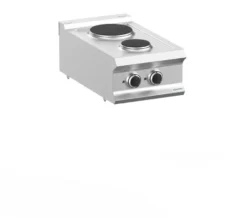 Elektroherd Dexion Lux 700 - 40/73 - Tischgerät - 2 runde Kochflächen - 4,1 kW