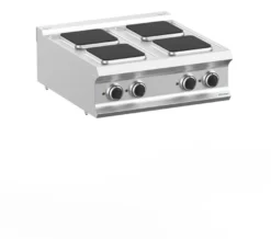 Elektroherd Dexion Lux 700 - 70/73 - Tischgerät - 4 quadratische Kochfelder- 10,4 kW
