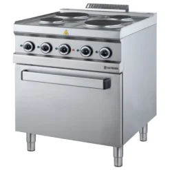 Elektroherd Serie 700 - 70/70 mit Elektrobackofen - 4 runde Kochfelder - 13,5 kW