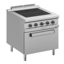 ElektroherdSerie 900 - 80/90 mit Elektrobackofen - 4 quadratische, abgesenkte Kochfelder - 16 kW