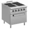 ElektroherdSerie 900 - 80/90 mit Elektrobackofen - 4 quadratische Kochfelder - 19 kW