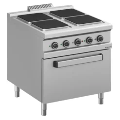 ElektroherdSerie 900 - 80/90 mit Elektrobackofen - 4 quadratische Kochfelder - 19 kW