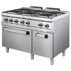 Elektroherd Serie 700 - 110/70 mit Elektrobackofen - 6 quadratische Kochfelder - 20,9 kW