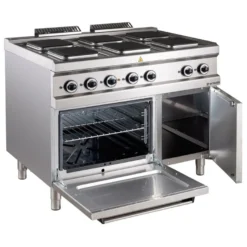Elektroherd Serie 700 - 110/70 mit Elektrobackofen - 6 quadratische Kochfelder - 20,9 kW