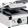 Elektro-Kontaktgrill 1,8 kW Grillplatte oben gerillt, unten glatt