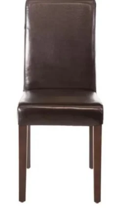 Esszimmerstühle Bolero Kunstleder dunkelbraun - 2 Stück