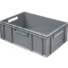 Euro-Stapelbehälter 600x400 mm, grau - 220 mm