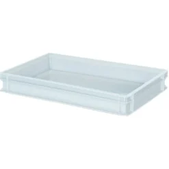 Euro-Stapelbehälter 600x400 mm, weiß -90 mm