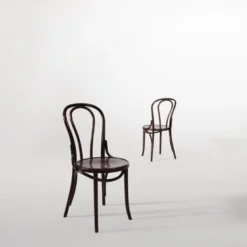 Fameg Bugholz Bistrostühle Walnussfarbe, 2 Stück