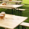 Feros Biertisch 2200 x 500 x 780 mm Brauereiqualität