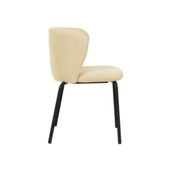 Feros Break Stapelstuhl mit Bezug – Beige