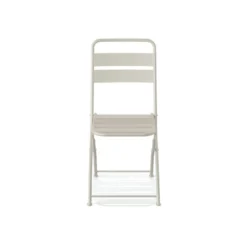 Feros Breeze Bistro Klappstuhl Metall – Beige