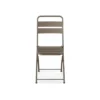 Feros Breeze Bistro Klappstuhl Metall – Cappuccino