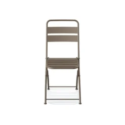 Feros Breeze Bistro Klappstuhl Metall – Cappuccino