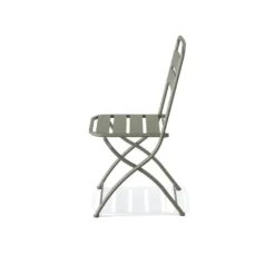 Feros Breeze Bistro Klappstuhl Metall – Grün
