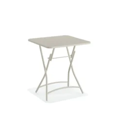 Feros Breeze Bistro Klapptisch Metall – Beige