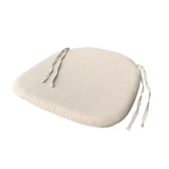 Feros gepolstertes Sitzkissen für Crossback-Stuhl und -Barhocker, ecru – 420 x 420 x 20 mm