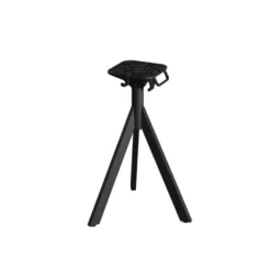 Feros Infinity Tripod Stehtisch Sand frame + Riverwashed Wood HPL 70x70 cm