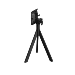 Feros Infinity Tripod Terrassentisch Schwarz frame + Moonstone HPL Ø70 cm