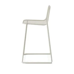 Feros Mase Barhocker Metall stapelbar – Beige
