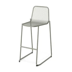 Feros Mase Barhocker Metall stapelbar – Grün