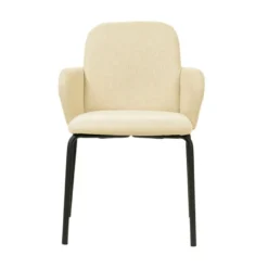 Feros Paddy Stapelstuhl mit Bezug – Beige