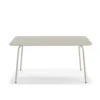 Feros Shine Gartentisch Stahl rechteckig – Beige