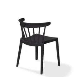 Feros Stapelstuhl Windson, Schwarz, Polypropylen