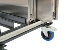 Feros Transportwagen für bis zu 5 Edelstahl Klapptische, 880 x 650 x 1130 mm