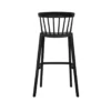 FEROS Windson Barhocker schwarz, Polypropylen, 560 x 550 x 1030 mm