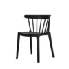 FEROS Windson Stapelstuhl schwarz, Polypropylen, 540 x 530 x 750 mm