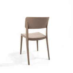 Feros Wing Chair Sand Beige, Stapelstuhl Kunststoff