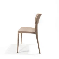 Feros Wing Chair Sand Beige, Stapelstuhl Kunststoff