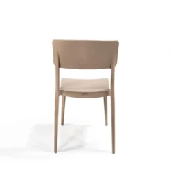 Feros Wing Chair Sand Beige, Stapelstuhl Kunststoff