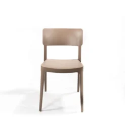 Feros Wing Chair Senf, Stapelstuhl Kunststoff