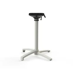 Feros X Cross Terrassentisch Sand gestell + Galaxy Marble HPL Ø70 cm