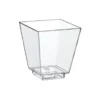 50 Fingerfood - Schalen, PS eckig 50 ml 5 cm x 4,5 cm x 4,5 cm glasklar