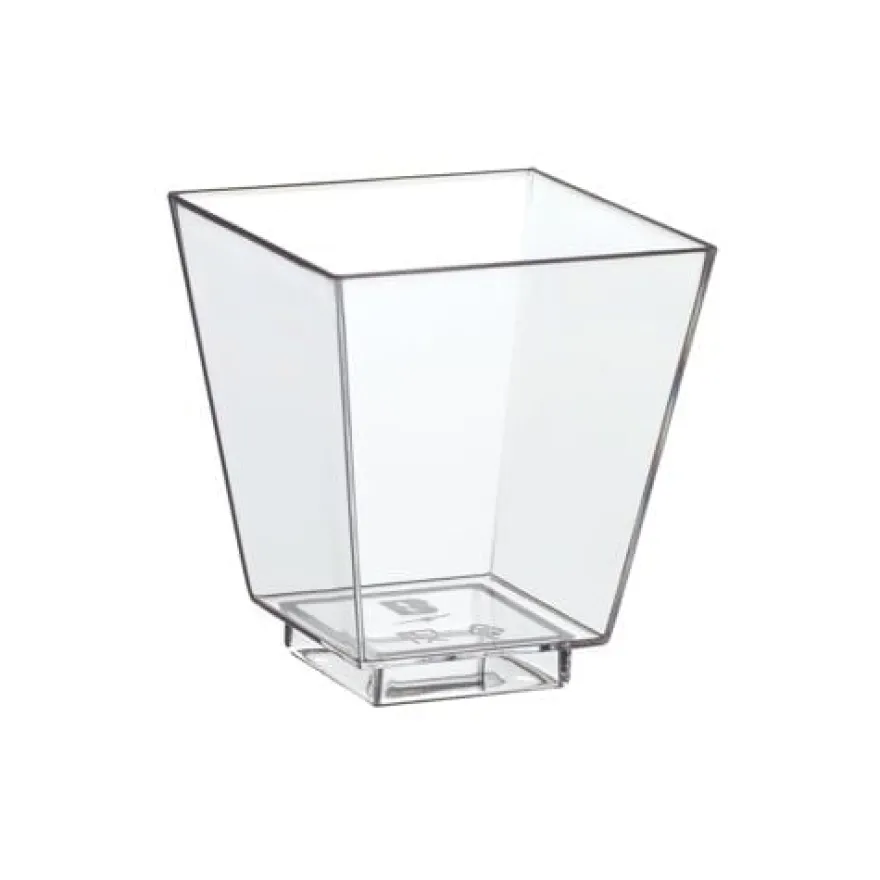 50 Fingerfood - Schalen, PS eckig 50 ml 5 cm x 4,5 cm x 4,5 cm glasklar