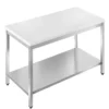 Fleischereitisch ECO 18x7 mit Arbeitsplatte 40 mm