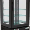 FORCAR Standkühlvitrine LSC65B 280 Liter, LED-Beleuchtung, schwarz