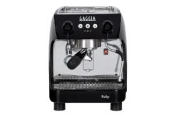 Gaggia Milano Siebträgermaschine RUBY PRO 1-Gruppig, Festwasseranschluss, schwarz, inkl. Aufstellung